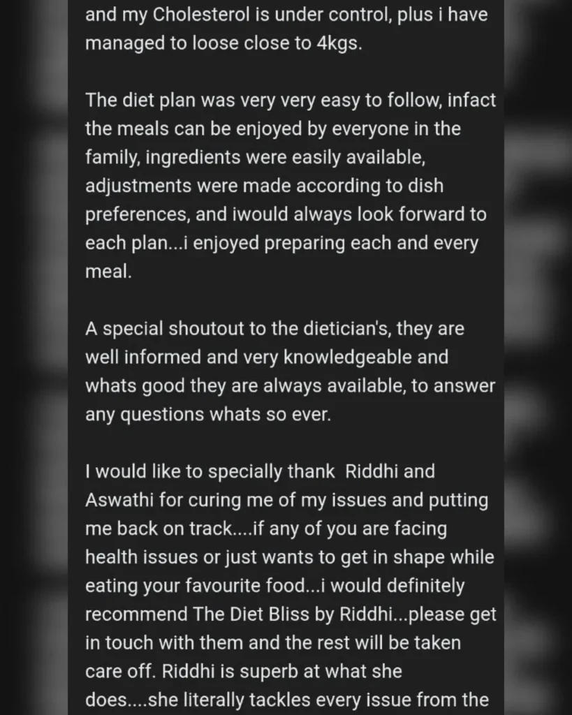 Ruth Storey, client review screenshot