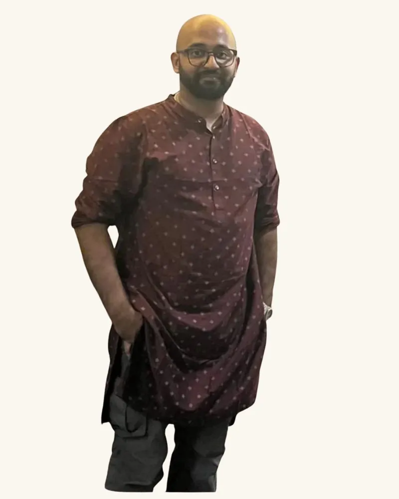 Ashutosh Jha at the start of his plan