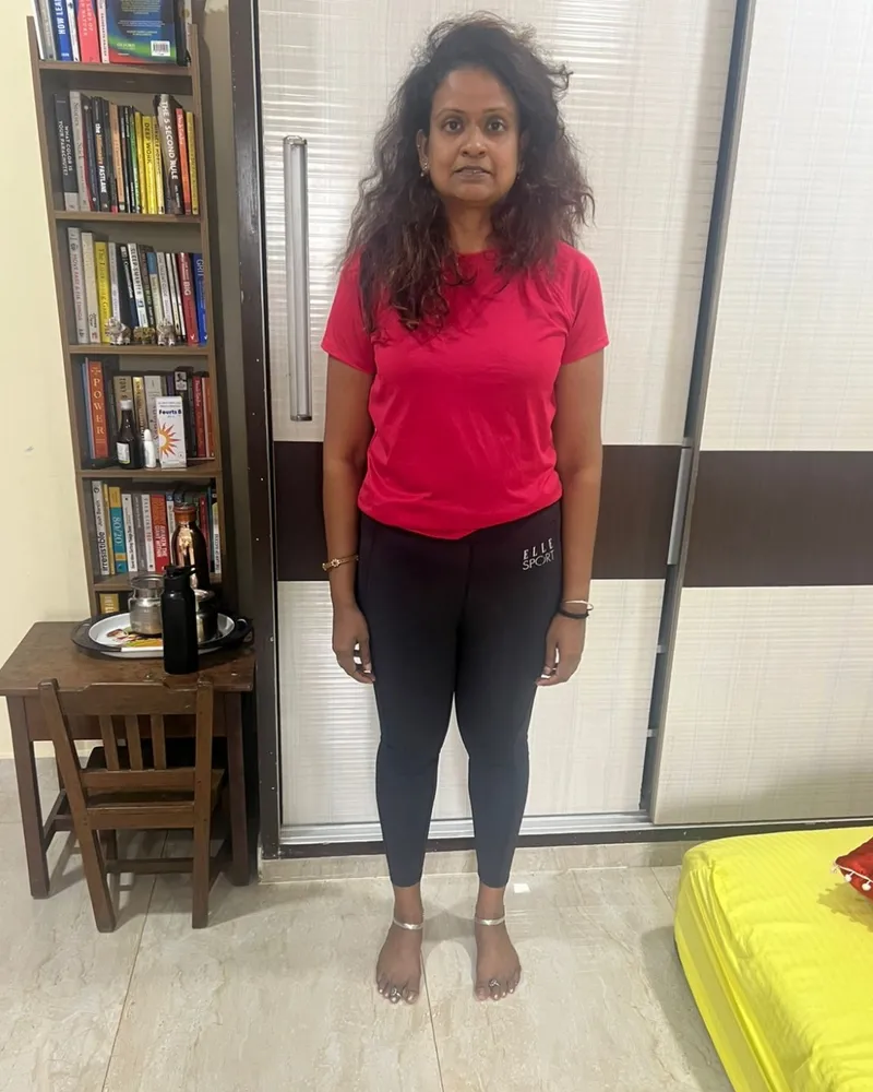 Divya Krishna after twelve months