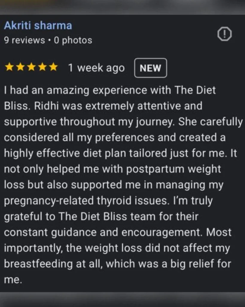 Akriti Sharma – postpartum weight loss
