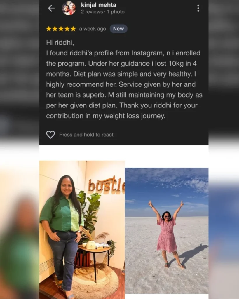 Kinjal Mehta – postpartum weight loss